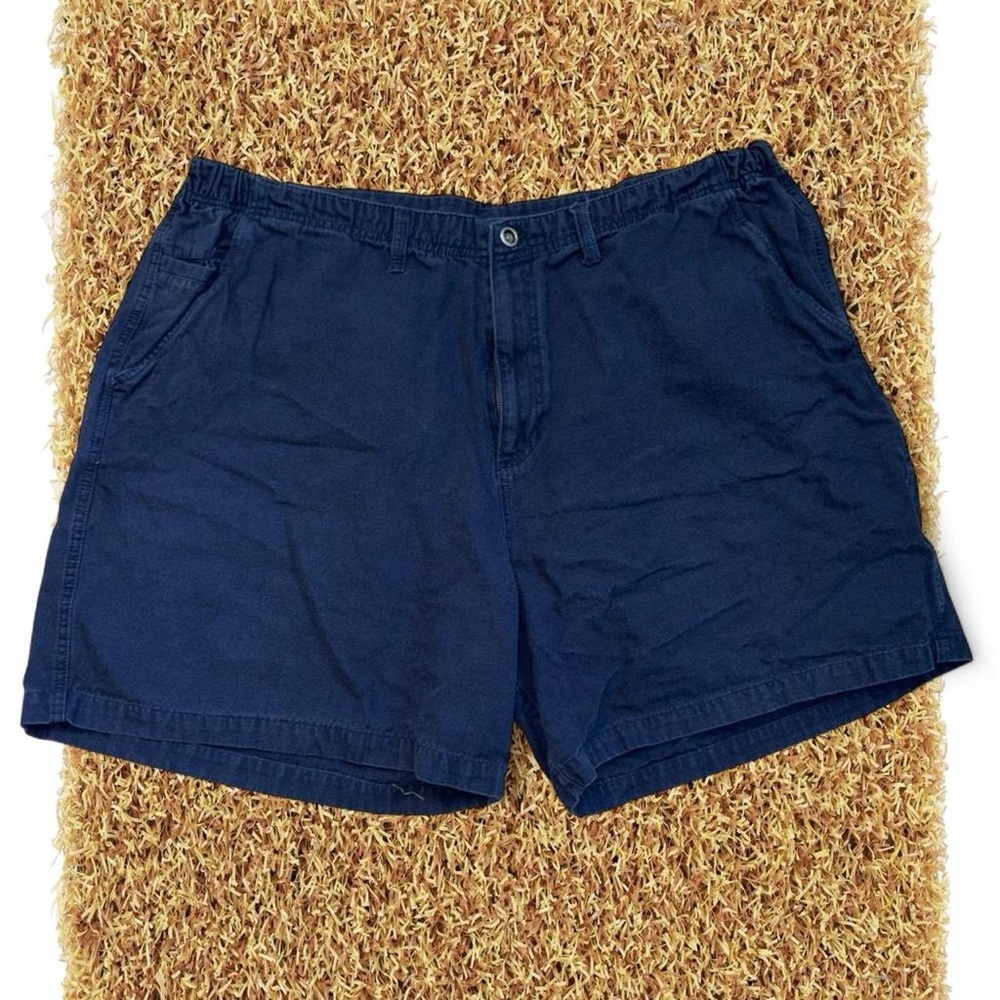 Big Dogs Navy Flat-Front Men's Shorts